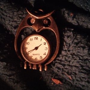 Super cute owl watch pendant